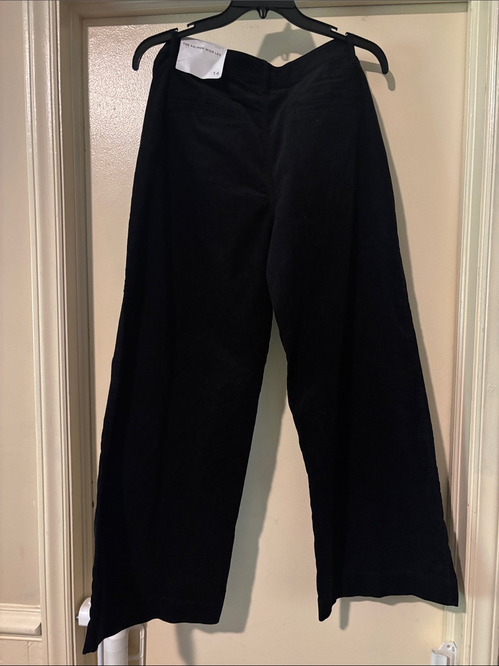 LOFT Black Wide-Leg Women's Pants. NWT 14